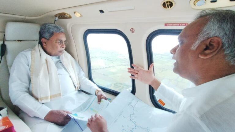 ಕಲ್ಯಾಣ ಕರ್ನಾಟಕ ಭಾಗದಲ್ಲಿ ಮಳೆ ಹಾನಿ ಬಗ್ಗೆ CM ವೈಮಾನಿಕ ಸಮೀಕ್ಷೆ!