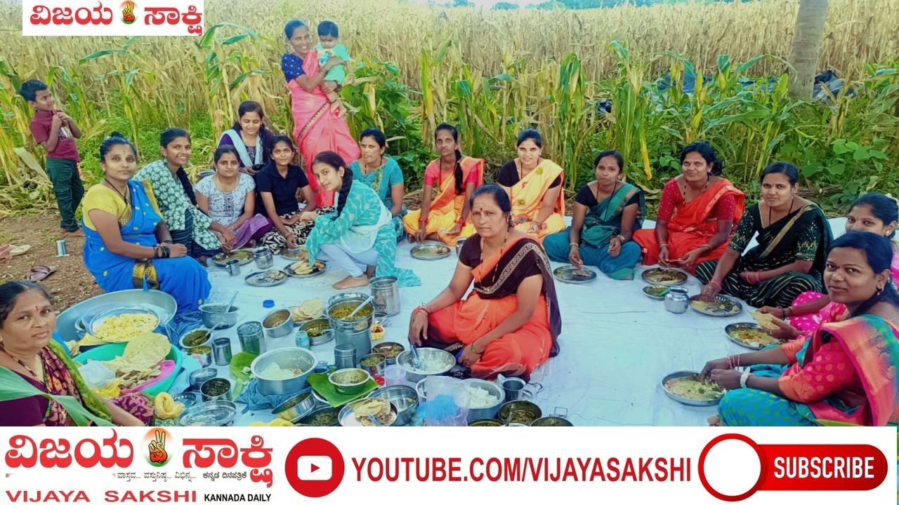 ಚರಗ ಚೆಲ್ಲಿ ಸಂಭ್ರಮಿಸಿದ ರೈತರು