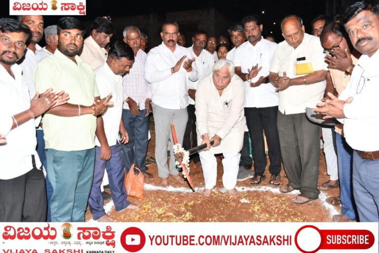 ರಸ್ತೆ ಕಾಮಗಾರಿಗಳಿಗೆ ಸಚಿವರಿಂದ ಭೂಮಿಪೂಜೆ