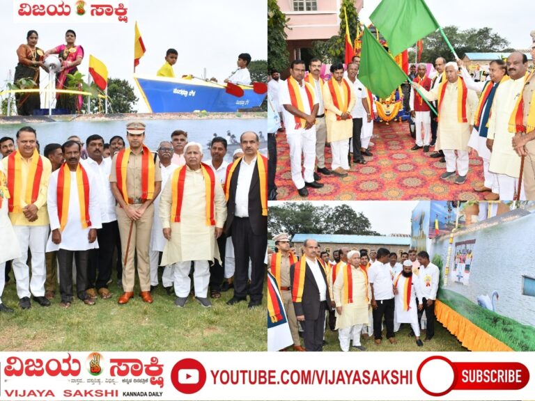 ತಾಯಿ ಭುವನೇಶ್ವರಿ ದೇವಿಗೆ ಪೂಜೆ ಸಲ್ಲಿಸಿದ ಜಿಲ್ಲಾ ಉಸ್ತುವಾರಿ ಸಚಿವ ಎಚ್.ಕೆ. ಪಾಟೀಲ