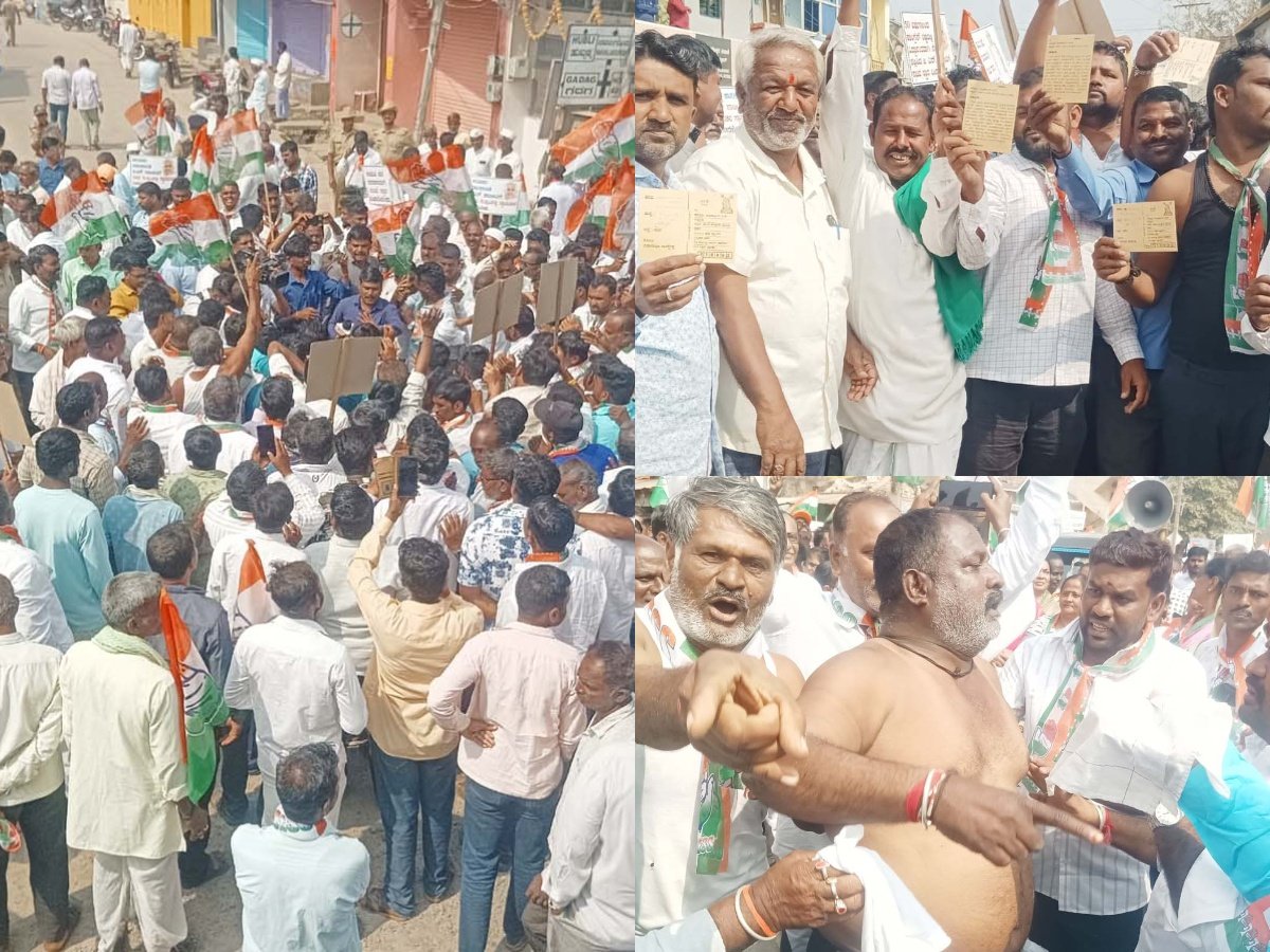 ಶಾಸಕ ಜಿ.ಎಸ್. ಪಾಟೀಲರಿಗೆ ಸಚಿವ ಸ್ಥಾನ ನೀಡುವಂತೆ ಹಕ್ಕೊತ್ತಾಯ, ಪ್ರತಿಭಟನೆ: ನಿರೀಕ್ಷೆಗೂ ಮಿರಿ ಬಂದ ಕಾರ್ಯಕರ್ತರು