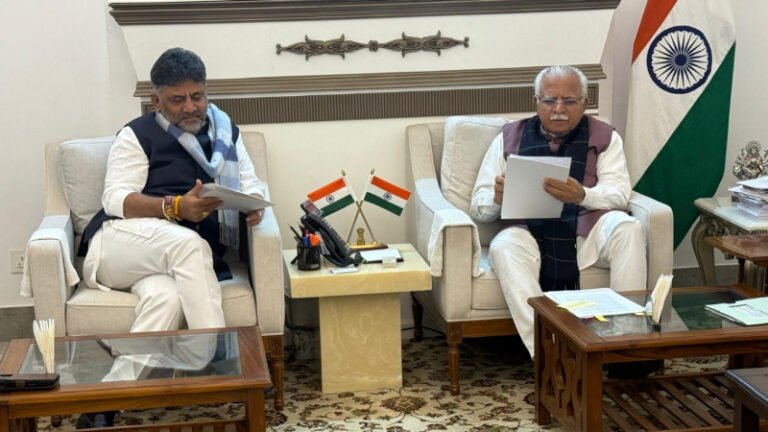 ಬೆಂಗಳೂರಿನ ಮಹತ್ವದ ಮೂಲಸೌಕರ್ಯ ಯೋಜನೆಗಳಿಗೆ ಶೀಘ್ರ ಅನುಮತಿ ಕೋರಿ ಕೇಂದ್ರ ಸಚಿವರಿಗೆ ಡಿಕೆಶಿ ಮನವಿ!