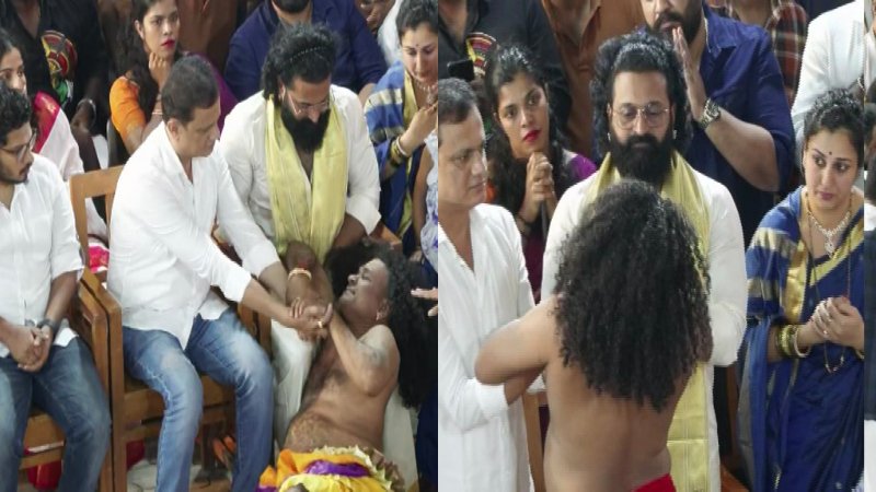 ವಿವಾದಕ್ಕೆ ಕಾರಣವಾಯ್ತು ಹರಕೆ ನೇಮೋತ್ಸವದಲ್ಲಿ ದೈವ ನರ್ತಕರ ನಡೆ: ರಿಷಬ್ ಮಡಿಲಲ್ಲಿ ಮಲಗಿದ ದೃಶ್ಯಕ್ಕೆ ಭಾರೀ ಚರ್ಚೆ