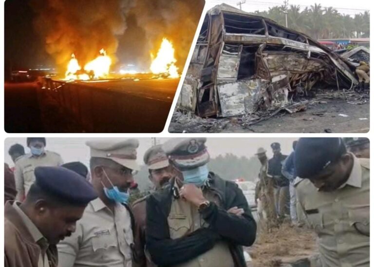 ಬೆಂಕಿ ಜ್ವಾಲೆಗೆ ಖಾಸಗಿ ಬಸ್ ಸುಟ್ಟು ಕರಕಲು: ಘಟನೆ ನಡೆದಿದ್ದು ಹೇಗೆ? ಸತ್ತವರೆಷ್ಟು, ಉಳಿದವರೆಸ್ಟು? ಬಸ್ ಮಾಲೀಕ, ಕ್ಲೀನರ್ ಹೇಳಿದ್ದೇನು?