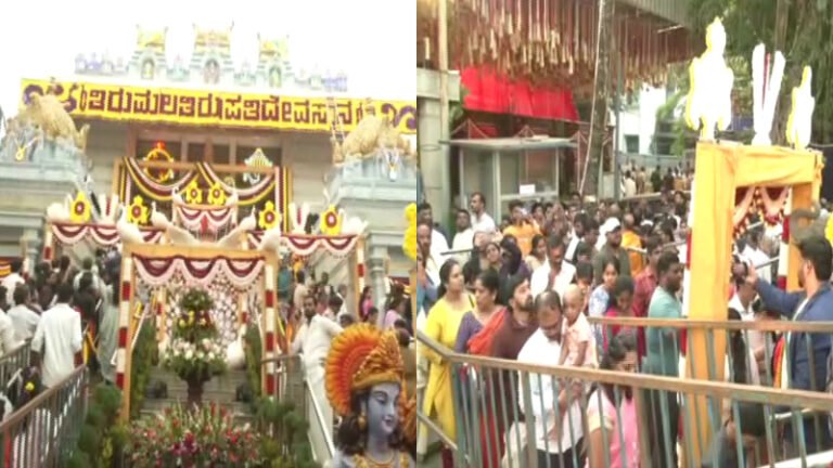 ವೈಕುಂಠ ಏಕಾದಶಿ ಸಂಭ್ರಮ: ಬೆಂಗಳೂರಿನ ತಿರುಮಲ ದೇಗುಲಕ್ಕೆ ಹರಿದು ಬಂದ ಭಕ್ತರ ದಂಡು!