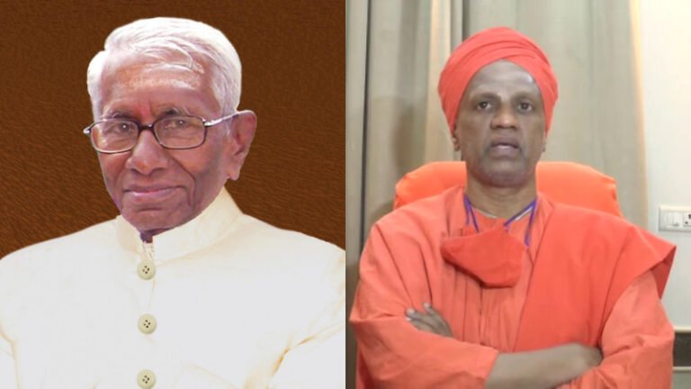 “ಬಸವ ಬೆಳಕಿನಲ್ಲಿ ಲೀನವಾದ ಮಹಾತ್ಮ” – ಭೀಮಣ್ಣ ಖಂಡ್ರೆಗೆ ನಿಧನಕ್ಕೆ ಸಿದ್ದಗಂಗಾ ಶ್ರೀಗಳ ಭಾವುಕ ಶ್ರದ್ಧಾಂಜಲಿ