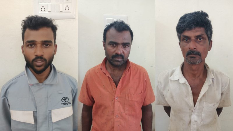 ನಾಡಬಾಂಬ್ ಸ್ಫೋಟಗೊಂಡು ಹಸುವಿನ ಬಾಯಿ ಛಿದ್ರಗೊಂಡ ಪ್ರಕರಣ: ಮೂವರು ಆರೋಪಿಗಳು ಅರೆಸ್ಟ್
