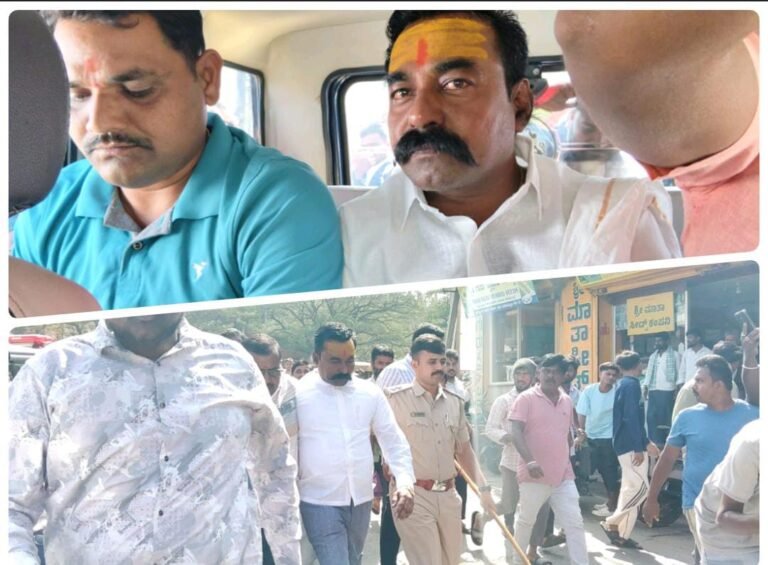 ಹಾವೇರಿ|ಚಿಟ್ ಫಂಡ್‌ ಹೆಸರಲ್ಲಿ ಕೋಟ್ಯಂತರ ವಂಚನೆ: ಕೋರ್ಟ್‌ ಬಳಿ ಆರೋಪಿ ಹಿಡಿದ ಸಂತ್ರಸ್ತರು! ರಸ್ತೆಯಲ್ಲಿ ಮೆರವಣಿಗೆ!