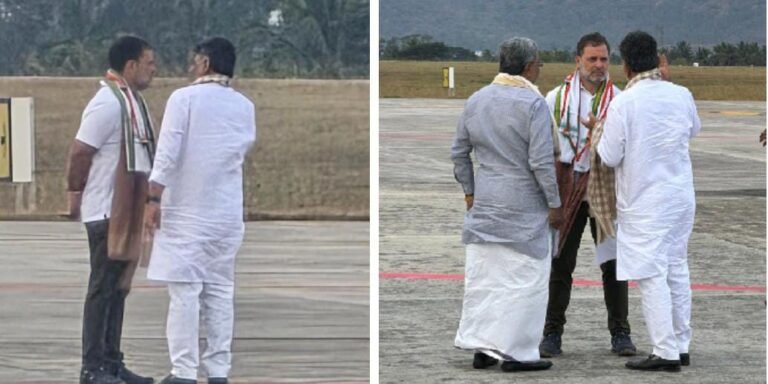 ರಾಹುಲ್ ಗಾಂಧಿ ಜೊತೆ ಡಿಕೆಶಿ ಸೀಕ್ರೆಟ್ ಮಾತು; ‘ಕುರ್ಚಿ’ ಒಪ್ಪಂದ ನೆನಪು ಮಾಡಿದ್ರಾ ಡಿಸಿಎಂ! ಸಿದ್ದು ಜೊತೆಯಲ್ಲೂ ಪಿಸುನುಡಿ!