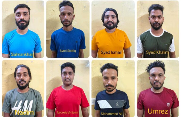 ಮಾರಕಾಸ್ತ್ರಗಳಿಂದ ಕೊಚ್ಚಿ ಬಂಡೆಪಾಳ್ಯ ರೌಡಿಶೀಟರ್ ಕೊಲೆ ಕೇಸ್: 8 ಮಂದಿ ಆರೋಪಿಗಳು ಅರೆಸ್ಟ್