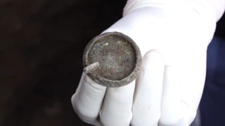 ಗದಗ| 7ನೇ ದಿನದ ಲಕ್ಕುಂಡಿ ಉತ್ಖನನ; ಅಪರೂಪದ ತಾಮ್ರ ರೂಪದ ಲೋಹ ಪತ್ತೆ!