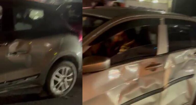 ನೆಲಮಂಗಲ ಜಾಸ್ ಟೋಲ್ ಬಳಿ ಸರಣಿ ಅಪಘಾತ; ತಪ್ಪಿದ ದುರಂತ, ಕಾರುಗಳು ಜಖಂ!