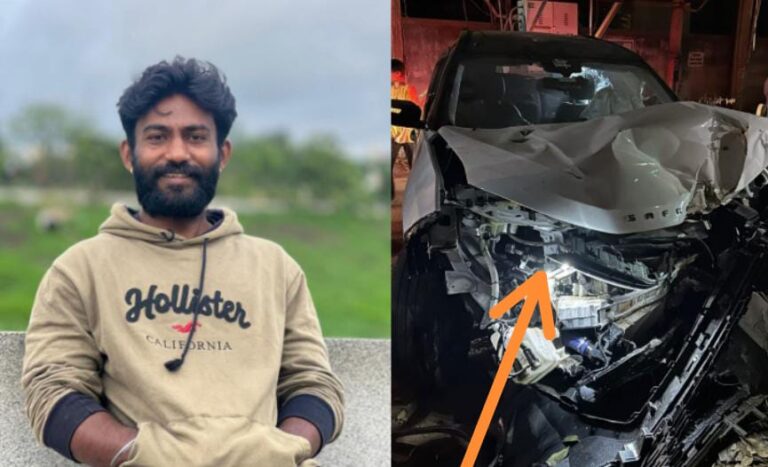 ಕುಡಿದ ಮತ್ತಲ್ಲಿ ಅಡ್ಡಾದಿಡ್ಡಿ ಚಾಲನೆ: ಮರಕ್ಕೆ ಕಾರು ಡಿಕ್ಕಿ, ಯುವಕ ಸ್ಥಳದಲ್ಲೇ ಸಾವು, ಚಾಲಕ ಗಂಭೀರ!