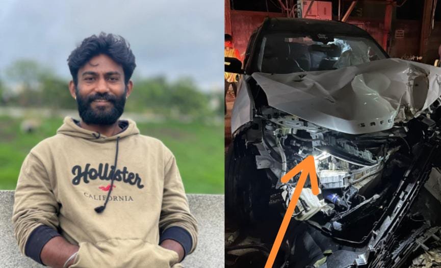 ಕುಡಿದ ಮತ್ತಲ್ಲಿ ಅಡ್ಡಾದಿಡ್ಡಿ ಚಾಲನೆ: ಮರಕ್ಕೆ ಕಾರು ಡಿಕ್ಕಿ, ಯುವಕ ಸ್ಥಳದಲ್ಲೇ ಸಾವು, ಚಾಲಕ ಗಂಭೀರ!