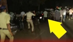 ರಾಜೀವ್ ಗೌಡನನ್ನು ಜೈಲಿಗೆ ಕರೆದೊಯ್ಯವಾಗ ಭಾರೀ ಹೈಡ್ರಾಮಾ; ವಾಹನ ಅಡ್ಡಹಾಕಿದ ಬೆಂಬಲಿಗರು, ಪೊಲೀಸರಿಂದ ಲಾಠಿ ಚಾರ್ಜ್!