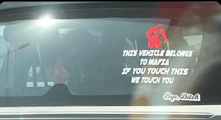 ಬೆಂಗಳೂರಿನ ಬೀದಿಗಳನ್ನ ಮಾಫಿಯಾ ರೂಲ್ ಮಾಡ್ತಿದ್ಯಾ? ಹೌದು ಅಂತಿದೆ ಈ ಕಾರಿನ ಬರಹ!