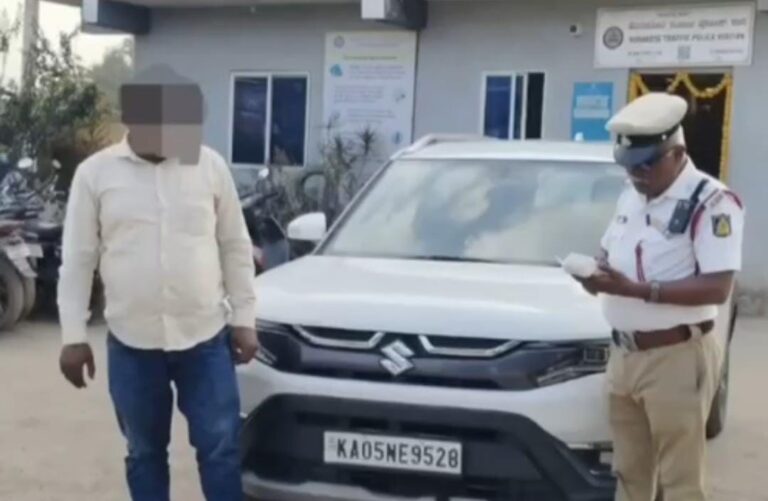 ರಸ್ತೆಯಲ್ಲೇ ಸ್ಟಂಟ್! ಸನ್‌ರೂಫ್ ತೆರೆದು ಕಾರು ಓಡಿಸಿದ ಚಾಲಕನಿಗೆ ಭಾರೀ ದಂಡ!