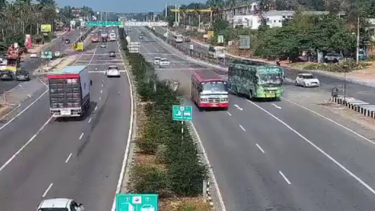 ಕೆಎಸ್ಆರ್‌ಟಿಸಿ ಬಸ್‌ಗೆ ಕಾರು ಡಿಕ್ಕಿ; ಸೀಟ್‌ ಬೆಲ್ಟ್‌ ನಿಂದ ಉಳೀತು ವೃದ್ದ ದಂಪತಿ ಜೀವ!