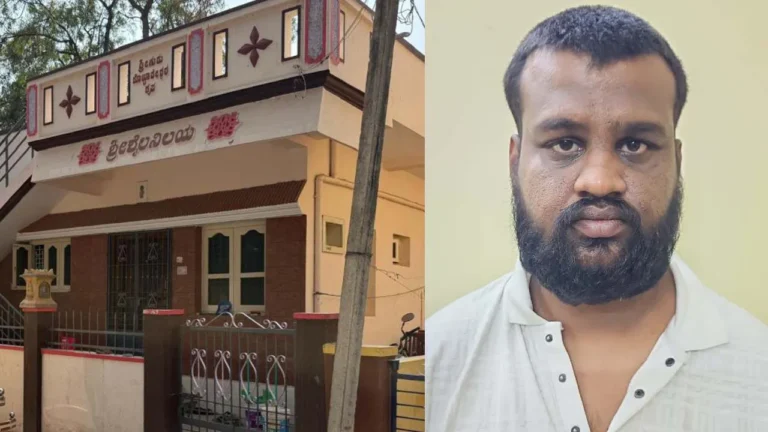 ಕೊಟ್ಟೂರಿನಲ್ಲಿ ಭೀಕರ ಟ್ರಿಪಲ್ ಮರ್ಡರ್: ಮಗನಿಂದಲೇ ತಂದೆ–ತಾಯಿ–ತಂಗಿ ಹತ್ಯೆ, ಆರೋಪಿಯನ್ನು ಸ್ಥಳಕ್ಕೆ ಕರೆತಂದ ಪೊಲೀಸರು