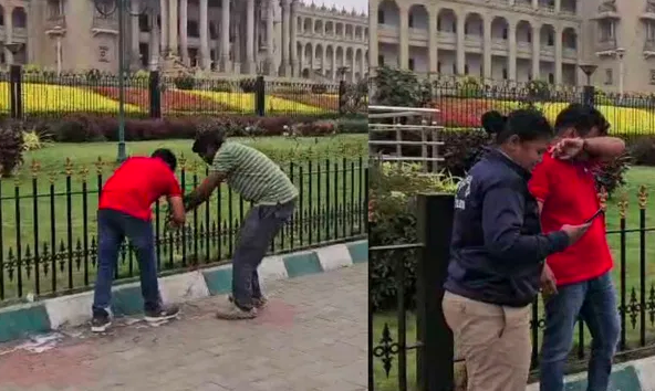 ಬಾಂಗ್ಲಾ ಅಕ್ರಮ ವಲಸಿಗರ ಪತ್ತೆ ಬಳಿಕ ಪೊಲೀಸರಿಂದ ಕಿರುಕುಳ ಆರೋಪ: ವಿಧಾನಸೌಧ ಎದುರೇ ಆತ್ಮಹತ್ಯೆ ಯತ್ನ