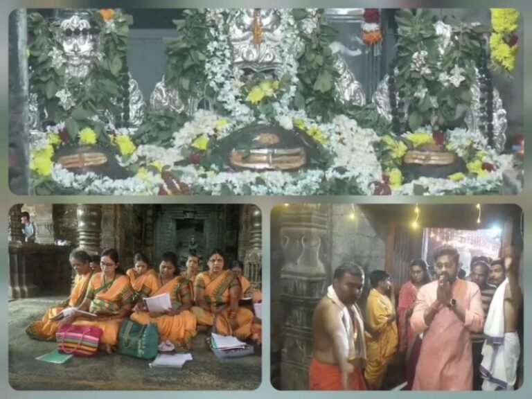 ಗದಗದ ತ್ರಿಕೂಟೇಶ್ವರ ದೇವಾಲಯದಲ್ಲಿ ಮಹಾ ಶಿವರಾತ್ರಿ ವೈಭವ; ಹರಿದು ಬಂದ ಭಕ್ತ ಸಾಗರ!