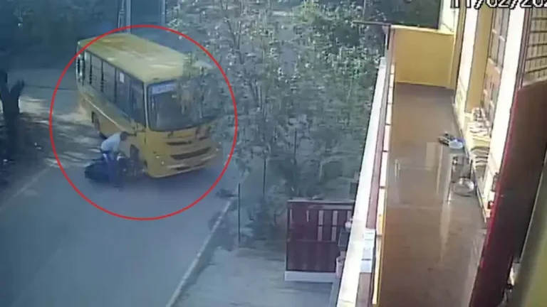 ಶಾಲಾ ಬಸ್ ಹರಿದು 2 ಮತ್ತು 4 ವರ್ಷದ ಇಬ್ಬರು ಮಕ್ಕಳ ಸಾವು