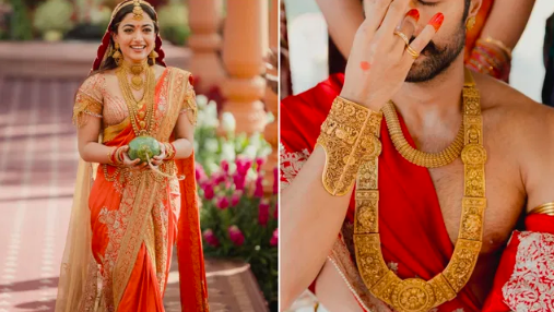 ರಶ್ಮಿಕಾ ಮಂದಣ್ಣ-ವಿಜಯ್ ಧರಿಸಿದ್ದ ಚಿನ್ನದ ಬೆಲೆ ಎಷ್ಟು ಕೋಟಿ ರೂಪಾಯಿ? ಇಲ್ಲಿದೆ ಮಾಹಿತಿ