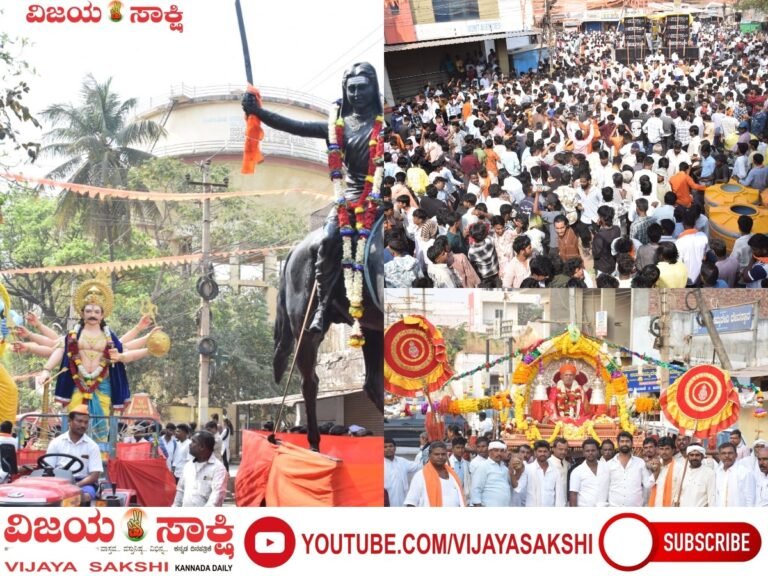 ಕೇಸರಿಮಯವಾದ ಗದಗ-ಬೆಟಗೇರಿ ಅವಳಿ ನಗರ