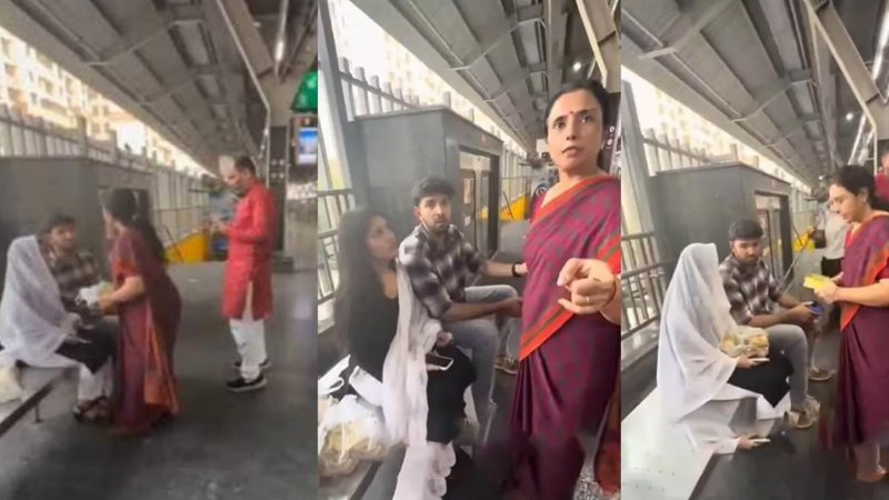 ಮೆಟ್ರೋ ನಿಲ್ದಾಣದಲ್ಲಿ ಲವರ್ ಜೊತೆ ಮಗನ ಚಲ್ಲಾಟ; ಕಣ್ಣಾರೆ ಕಂಡ ತಾಯಿ ಮಾಡಿದ್ದೇನು ಗೊತ್ತಾ? ಗ್ರೇಟ್ ಅಂತಿದ್ದಾರೆ ನೆಟ್ಟಿಗರು!