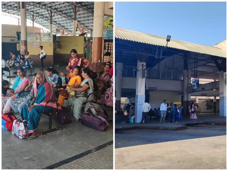 ಗದಗ: ಸಮರ್ಪಕ ಬಸ್ʼಗಳಿಲ್ಲದೆ ಪ್ರಯಾಣಿಕರ ಪರದಾಟ!