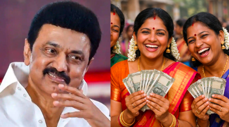 1.31 ಕೋಟಿ ಮಹಿಳೆಯರ ಬ್ಯಾಂಕ್ ಖಾತೆಗಳಿಗೆ ₹5,000 ಹಾಕಿದ ಡಿಎಂಕೆ ಸರ್ಕಾರ!