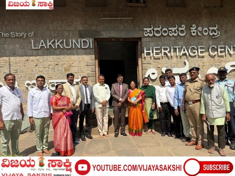 ಲಕ್ಕುಂಡಿ ಪಾರಂಪರಿಕ ತಾಣಗಳಿಗೆ ಹೈಕೋರ್ಟ್ ಆಡಳಿತಾತ್ಮಕ ನ್ಯಾಯಾಧೀಶ ನ್ಯಾ.ಜಿ. ಬಸವರಾಜ ಭೇಟಿ