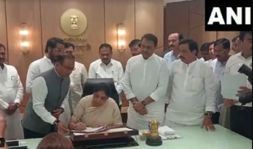 ಮಹಾರಾಷ್ಟ್ರ ಉಪ ಮುಖ್ಯಮಂತ್ರಿಯಾಗಿ NCP ನಾಯಕ ಸುನೇತ್ರಾ ಪವಾರ್ ಅಧಿಕಾರ ಸ್ವೀಕಾರ