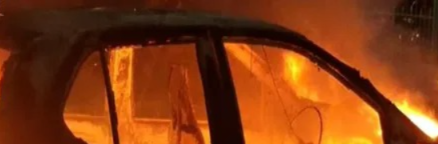 ಬೆಂಗಳೂರು| ಪಾರ್ಕಿಂಗ್ ಲಾಟ್‌ನಲ್ಲಿ ನಿಂತಿದ್ದ ಕಾರಿಗೆ ಬೆಂಕಿ!