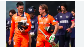 T20 World Cup: ನಮೀಬಿಯಾ ವಿರುದ್ಧ ನೆದರ್ಲ್ಯಾಂಡ್ʼಗೆ 7 ವಿಕೆಟ್ ಗಳ ಗೆಲುವು