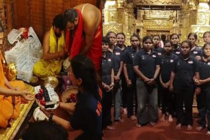 ಉಡುಪಿ ಶ್ರೀಕೃಷ್ಣನ ಮಠಕ್ಕೆ ಭೇಟಿ ಕೊಟ್ಟ ಭಾರತೀಯ ಅಂಧ ಮಹಿಳಾ ಕ್ರಿಕೆಟ್ ತಂಡ!