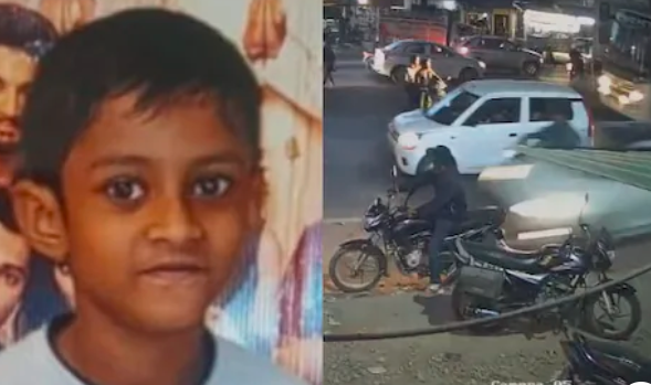 ಫೇರ್ವೆಲ್ ಪಾರ್ಟಿ ಬಳಿಕ ಕಾರು ಅಪಘಾತ: 6 ವರ್ಷದ ಬಾಲಕ ಸಾವು, ನಾಲ್ವರಿಗೆ ಗಾಯ