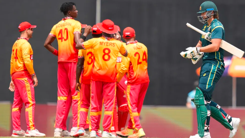 T20 ವಿಶ್ವಕಪ್ʼನಲ್ಲಿ ಇತಿಹಾಸ ನಿರ್ಮಿಸಿದ ಜಿಂಬಾಬ್ವೆ: ಆಸ್ಟ್ರೇಲಿಯಾ ವಿರುದ್ಧ ಭರ್ಜರಿ ಜಯ