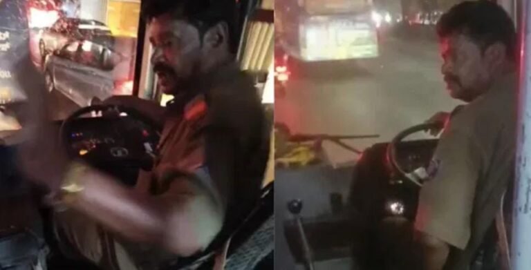 ಕುಡಿದ ಅಮಲಿನಲ್ಲಿ ಬಸ್ ಚಲಾಯಿಸಿ ಉದ್ಧಟತನ ಮೆರೆದ ಬಿಎಂಟಿಸಿ ಚಾಲಕ!