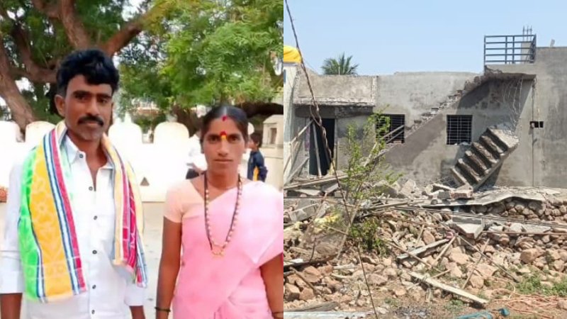 ರಾಯಚೂರು| ನಿರ್ಮಾಣ ಹಂತದ ಮನೆಯ ಮೆಟ್ಟಿಲು ಕುಸಿತ: ದಂಪತಿ ಸಾವು