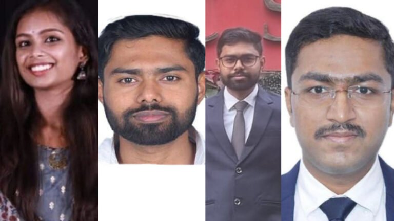 UPSC ರ‍್ಯಾಂಕ್ ಗಳಿಸಿ ಯಾದಗಿರಿಗೆ ಕೀರ್ತಿ ತಂದ ನಾಲ್ವರು!