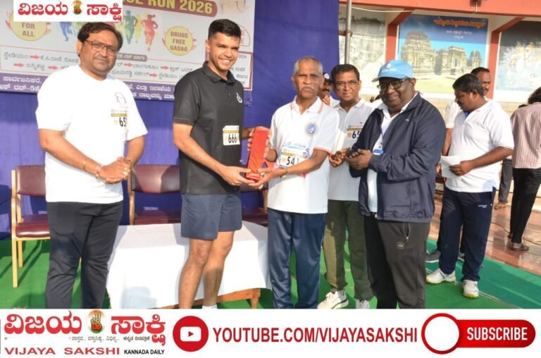 5ಕೆ ಮ್ಯಾರಥಾನ್ ಪೂರ್ಣಗೊಳಿಸಿದ ಕೆ.ಎಸ್. ಪಲ್ಲೇದ