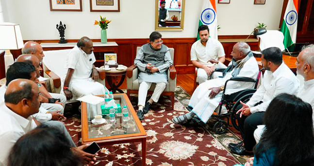 ಸೋಮವಾರದಿಂದ ತಂಬಾಕು ಖರೀದಿ ಆರಂಭ: ಕೇಂದ್ರ ಸಚಿವ ಪಿಯೂಷ್ ಗೋಯಲ್ ರಿಂದ ಕುಮಾರಸ್ವಾಮಿಗೆ ಭರವಸೆ