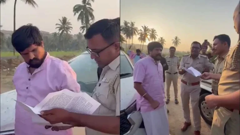 ನಿರ್ಬಂಧದ ನಡುವೆಯೂ ಅಂಜನಾದ್ರಿ ಬೆಟ್ಟ ಏರಿದ ಪುನೀತ್ ಕೆರೆಹಳ್ಳಿ: ಪೊಲೀಸರೊಂದಿಗೆ ವಾಗ್ವಾದ