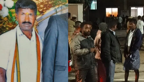 ವಿಚಾರಣೆಗೆ ಕರೆತಂದ ವ್ಯಕ್ತಿ ಸಾವು: ಪೊಲೀಸರ ವಿರುದ್ಧ ಗ್ರಾಮಸ್ಥರ ಆಕ್ರೋಶ, ಠಾಣೆಯಲ್ಲಿ ಪ್ರತಿಭಟನೆ
