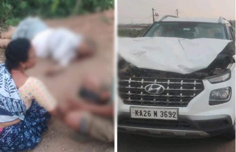 ಗದಗ| ವಾಕಿಂಗ್ ಮಾಡುತ್ತಿದ್ದ ಮೂವರ ಮೇಲೆ ಹರಿದ ಕಾರು! ಶಿಕ್ಷಕ ಸೇರಿ ಇಬ್ಬರು ಸಾವು, ಮತ್ತೋರ್ವ ಗಂಭೀರ