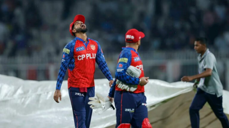 ಕೊಲ್ಕತ್ತಾ-ಪಂಜಾಬ್ ಪಂದ್ಯ ಮಳೆಯಿಂದ ರದ್ದು: RCB ಹಿಂದಿಕ್ಕಿ ಮೊದಲ ಸ್ಥಾನಕ್ಕೆ ಜಿಗಿದ ಶ್ರೇಯಸ್ ಪಡೆ