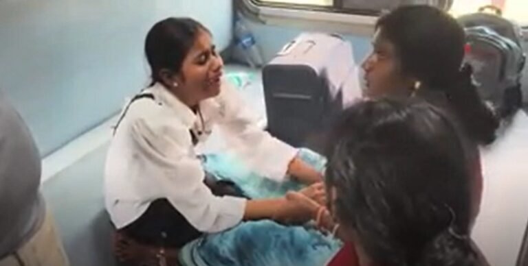 ರೈಲಿನಿಂದ ಮಗು ಬಿದ್ದರೂ ನಿಲ್ಲದ ರೈಲು: ತುರ್ತು ಸರಪಳಿ ಎಳೆದರೂ ಸ್ಪಂದಿಸದ ವ್ಯವಸ್ಥೆ, ತಾಯಿಯ ಆಕ್ರಂದನ