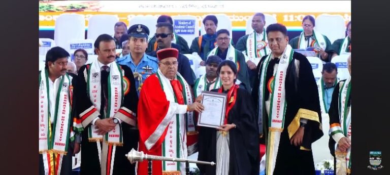 ಎಂ.ಬಿ.ಎ.ಯಲ್ಲಿ ಪ್ರಥಮ ರ‍್ಯಾಂಕ್: ವಾಣಿಶ್ರೀ ಕಲಬುರ್ಗಿಗೆ 5 ಚಿನ್ನದ ಪದಕಗಳು!