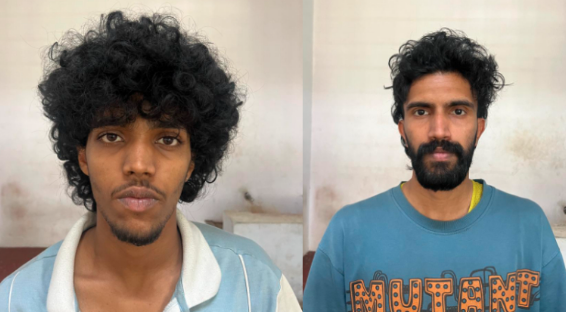 ಹಾಸ್ಟೆಲ್ ಹಿಂಭಾಗದಲ್ಲಿ ಗಾಂಜಾ ಮಾರಾಟ: ಇಬ್ಬರು ಆರೋಪಿಗಳು ಅರೆಸ್ಟ್